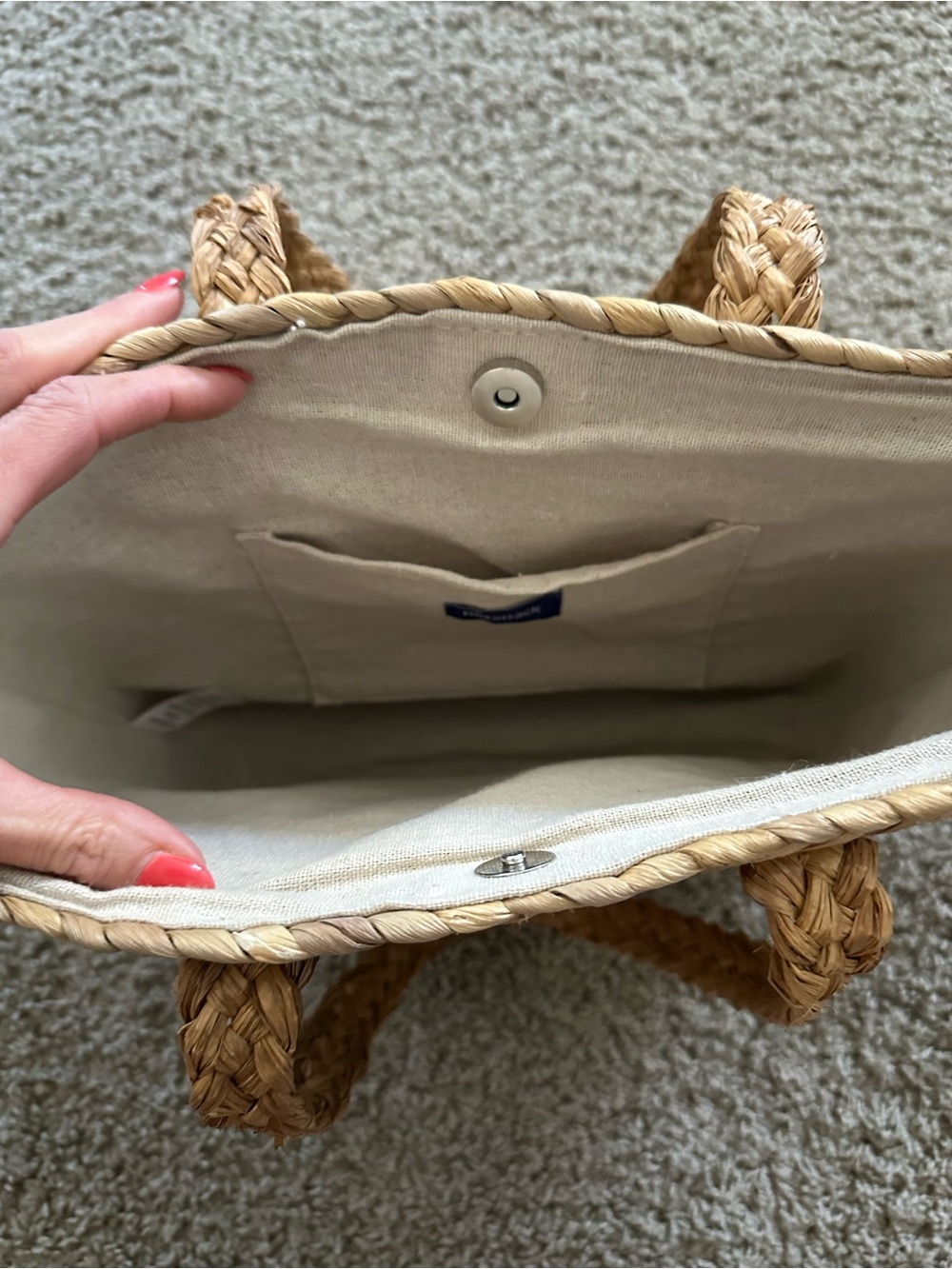 Hat Attack Camden Woven Tote - Picture 11 of 13